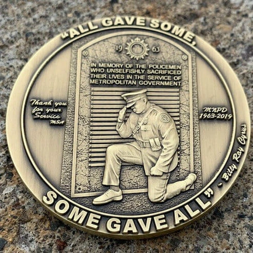 law enforcement challenge coin