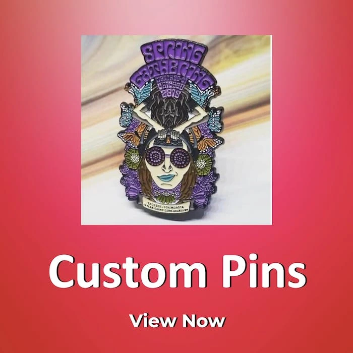 custom pins view now button