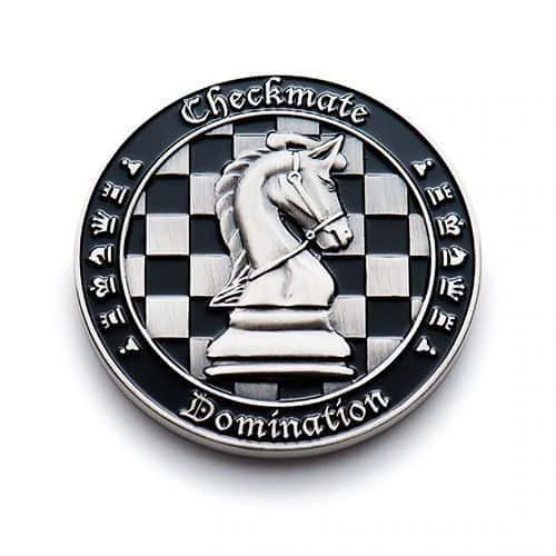 chess with horse theme coin