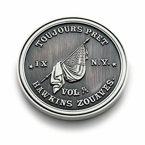 silver flag coin