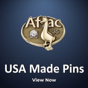 USA Made Pins view now button